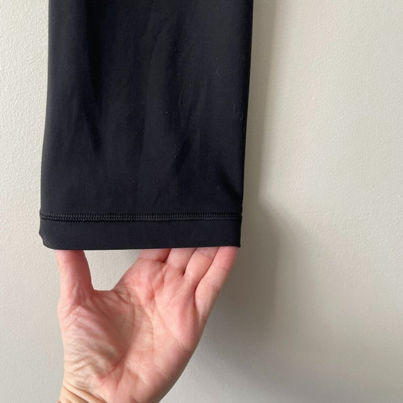 Lululemon Align Crop High Rise Yoga Activewear Leggings Black 10 - Picture 7 of 8
